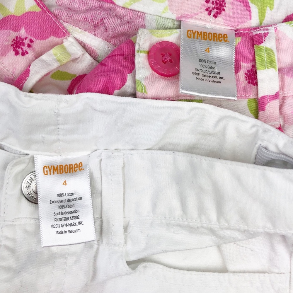 Gymboree Fairy Garden Floral Shorts Size 4 - Picture 8 of 9